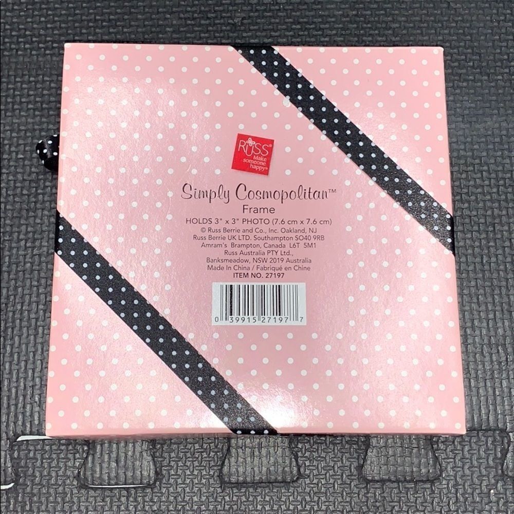 NWT Time to Shop 3x3 Circle Picture Frame - Picture 2 of 2